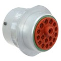 HD34-24-18PN - CONN RCPT HSNG MALE 18POS PNL MT