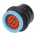 HDP24-24-21PE-L017 - CONN RCPT HSG MALE 21POS PNL MNT