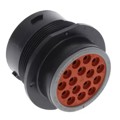 HDP24-24-16SN - CONN RCPT HSG FMALE 16POS PNL MT