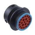 HDP24-24-21PE - CONN RCPT HSNG MALE 21POS PNL MT