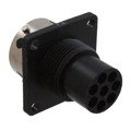 TR1208RMS1NB - CONN RCPT HSNG MALE 8POS PNL MNT