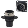 UTG0128P - CONN RCPT HSNG MALE 8POS PNL MNT