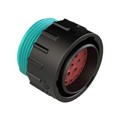 AHDP06-24-21PR-WTA - CONN PLUG HSNG MALE 21POS INLINE