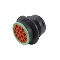 HDP24-24-16SE-L017 - CONN RCPT HSG FMALE 16POS PNL MT