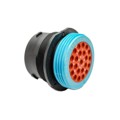 AHDP04-24-23SR-WTA - CONN RCPT HSG FMALE 23POS PNL MT