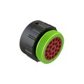 AHDP06-24-23PN-WTA - CONN PLUG HSG MALE 23POS INLINE