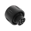 UTS6148P - CONN PLUG HSNG MALE 8POS INLINE