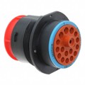 HDP24-24-18SE - CONN RCPT HSG FMALE 18POS PNL MT