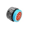 AHDP06-24-23PR-WTA - CONN PLUG HSG MALE 23POS INLINE