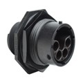 RTS716N09P03 - CONN RCPT HSNG MALE 9POS PNL MNT