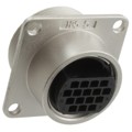 JR21RK-16PC - CONN RCPT HSNG MALE 16POS PNL MT