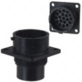 UTP01619P - CONN RCPT HSNG MALE 19POS PNL MT