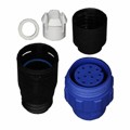 PX0411/12S/6065 - CONN RCPT HSG FMALE 12PS INLINE