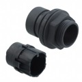 PXP6012/03P/CR - CONN RCPT HSNG MALE 3POS PNL MT