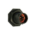 UTS7103W3P - CONN RCPT HSNG MALE 6POS PNL MNT