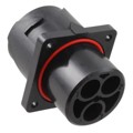 HR41-25WBR-3PC - CONN RCPT HSNG MALE 3POS PNL MNT
