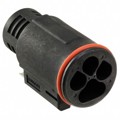 UTL6102G1W3S - CONN PLUG HSNG F/M 6POS INLINE