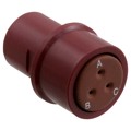 SJS820200 - CONN RCPT HSNG MALE 3POS INLINE
