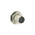 UT0W7106SH6 - CONN RCPT HSNG FMALE 6POS PNL MT
