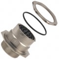 UT071823SH - CONN RCPT HSG FMALE 23POS PNL MT