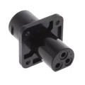 207807-1 - CONN RCPT HSNG MALE 3POS PNL MT