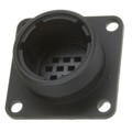 JR16WR-10PC(71) - CONN RCPT HSNG MALE 10POS PNL MT