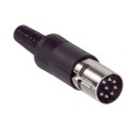 SD-80 - CONN PLUG MALE DIN 8P SOLDER CUP