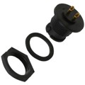 7282-2SG-300 - CONN RCPT FMALE 2P GOLD SLDR CUP