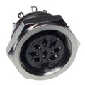 SD-80LS - CONN RCPT FMALE DIN 8P SOLDER