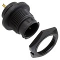 EN3P2MX - CONN RCPT MALE 2P GOLD SLDR CUP