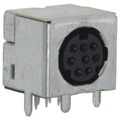 5749268-1 - CONN RCPT FMALE MINI DIN 8P SLDR