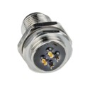 T4130012041-000 - CONN RCPT MALE 4P GOLD SLDR CUP