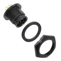 7291-8PG-300 - CONN RCPT MALE 8POS GOLD SOLDER