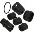 6282-2SG-3DC - CONN PLUG FMALE 2P GOLD SLDR CUP