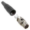 TA5FX - CONN PLUG FMALE MINI XLR 5P SLDR
