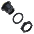 7282-5SG-300 - CONN RCPT FMALE 5P GOLD SLDR CUP