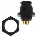 EN3P4FX - CONN RCPT FMALE 4P GOLD SLDR CUP