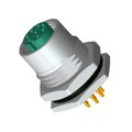M12A-08PFFP-SF8001 - CONN RCPT FMALE 8POS GOLD SOLDER