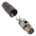 TA3FLX - CONN PLUG FMALE MINI XLR 3P SLDR