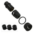 6282-4SG-3DC - CONN PLUG FMALE 4P GOLD SLDR CUP
