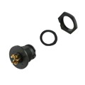 7282-6SG-300 - CONN RCPT FMALE 6P GOLD SLDR CUP