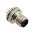 T4140012081-000 - CONN PLUG MALE 8POS GOLD SOLDER