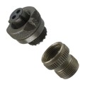 MS3106A10SL-4S - CONN PLUG FMALE 2P SILV SLDR CUP