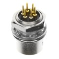 HR10-7R-6SA(73) - CONN RCPT FMALE 6POS GOLD SOLDER