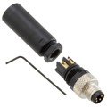 1501265 - CONN PLUG MALE 4POS GOLD SCREW