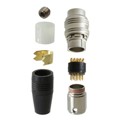HR25A-9P-20P - CONN PLUG MALE 20P GOLD SLDR CUP