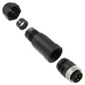1300170008 - CONN PLUG MALE 3POS GOLD SCREW