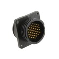 1-206934-6 - CONN RCPT MALE 37POS GOLD SOLDER