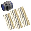 FGW.LM.368.XLCT - CONN PLUG MALE 68POS GOLD CRIMP