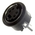 MD-40SV - CONN RCPT FMALE MINI DIN 4P SLDR